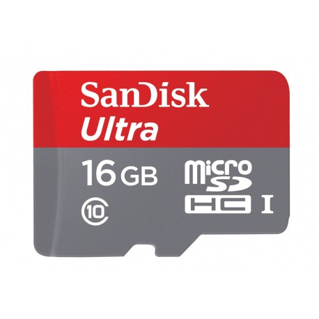 SanDisk Ultra microSDHC 16 GB + adapter