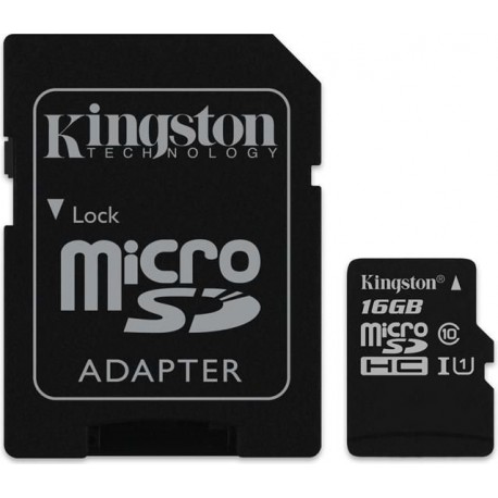 Kingston 16GB microSDXC + Adapter 16GB