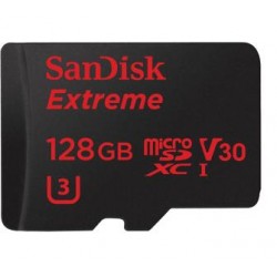 SanDisk microSDXC 128GB Extreme + adapter