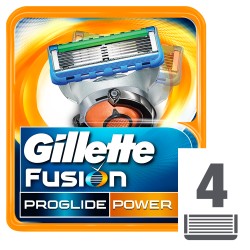Gillette wkłady do maszynki Fusion Proglide Power - 4 szt.